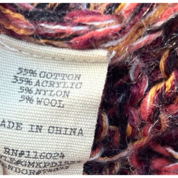 Gimmicks by BKE Fringe Boho The Buckle Open Front Cardigan Womens Size Small - Picture 6 of 9